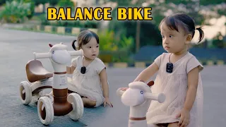 AZHIRA JATUH DARI BALANCE BIKE