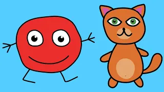 КРАСНЫЙ ШАР и КОТИК БУБУ в стране СТИКМЕНОВ #1. ИГРА Draw a Stickman EPIC 2 на канале Игрули TV