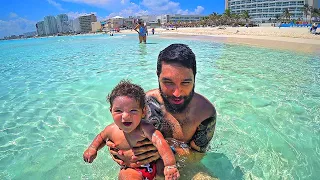 MINHA PRIMEIRA VEZ NA PRAIA COM O MEU FILHO E FICAMOS NA SUÍTE PRESIDENCIAL