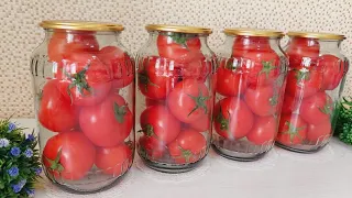 Сохраняю помидоры КАК СВЕЖИМИ 2 ГОДА! Никакой ВОДЫ СОЛИ и УКСУСА! #помидоры