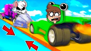 GTA 5 pero KPLAY CHOCA CON SUPER COCHE 🚗💥🚗 ¡LA CARRERA MÁS IMPOSIBLE en GTA V con RABBITO Y ALEXY