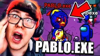NUNCA INVOQUES a PABLO.EXE en AMONG US 😱😰