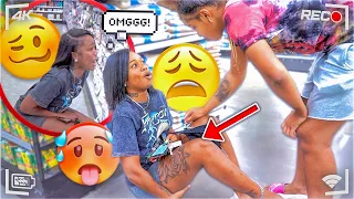 I MADE MY GIRLFRIEND WEAR THIS IN PUBLIC 😳 .. * CUTE REACTION* 😍