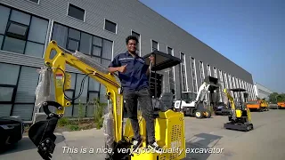 HT15 1.5 ton mini excavator product explanation video