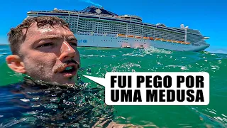 NADEI SOZINHO ATÉ UM NAVIO DE 400 METROS EM ALTO MAR