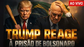 🔥 TRUMP REAGE À PRISÃO DE BOLSONARO E ENVIA RECADO ao STF