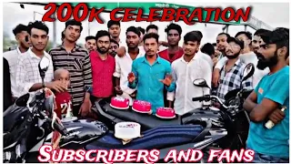 200k YouTube family celebration with my friends, subscribers and fans #mrgarhwaexperiment