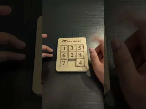 How to Solve 3x3 Sliding Number Puzzle #shorts
