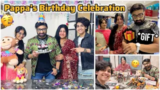 Pappa's Birthday Vlog🎂Surprise Gift😱🎁Dinner Party🥳#zidaanshahidaly #birthdaycelebration #familyvlog