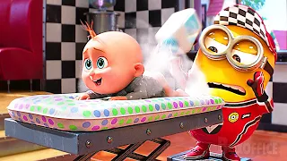 Las mejores escenas de las películas de Mi villano favorito (El bebé Gru ❤) ⚡ 4K