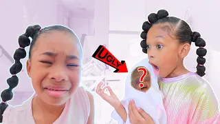 Ugly Baby! Sefari Calls Sekora's New Baby Ugly | Funny Kids Skit