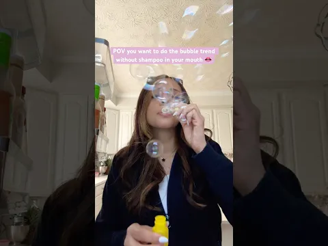 I will not be putting soap 🧼 on my mouth 😹 #bubbletrend #bubbles