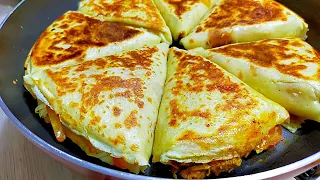 كريب مالح لرمضان 🌙مثل المطاعم الكبرى بالعجين السائل وحشوة الشورما الأصلية لذة لاا تقاوااام😍