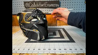 The Making of a 3D printed Black Panther Wakanda Forever Helmet (Queen Shuri's New Printable Armors)