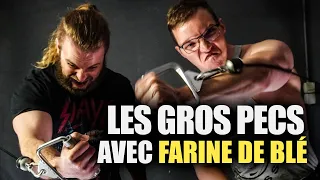 Je montre à @Farinedeblé comment annihiler les pecs !