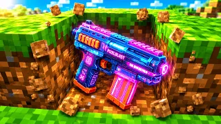 BLOKTAN YANLIŞ MEGA SİLAH ÇIKARSA ÖLÜRSÜN - Minecraft