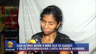Esto fue lo último que hizo la niña de 12 años antes de quitarse la vida en Santa Bárbara