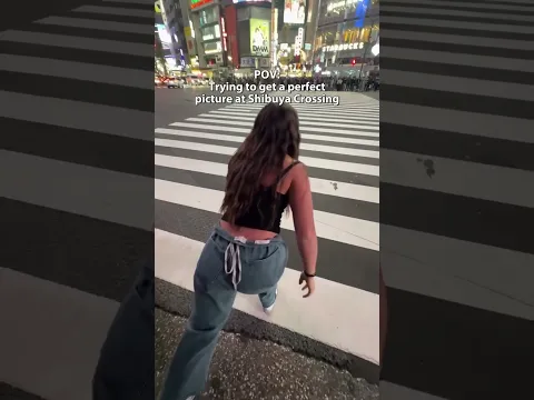Así se consigue una foto en el cruce de Shibuya (@ourlensonlife_)