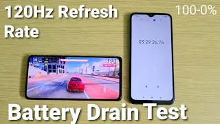 Redmi Note 10 Pro Battery Drain Test (120Hz Refresh Rate)