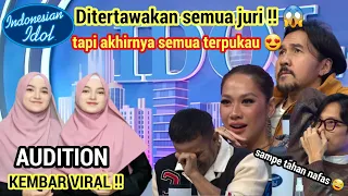 Awalnya gagal !! Tapi akhirnya juri indonesian idol terpukau 😱 si kembar bawakan sholawat (Parodi)