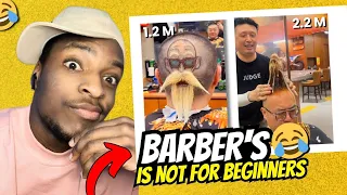 THIS BARBERSHOPS IS NOT FOR THE BEGINNERS 😂 #kwizera_vicky #funny #explorepage #barbershop