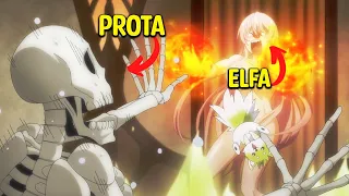 Reencarno como un Esqueleto Chetado y Conquisto a una Elfa | Resumen Gaikotsu Kishi-sama