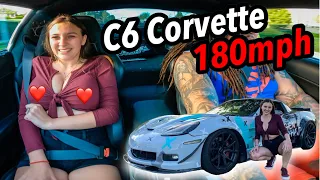 Her First Time Riding In A Corvette! WELP ITS TIME TO SEND IT!!!