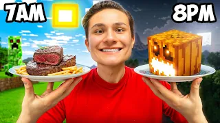 Comiendo Comida de Minecraft En La Vida Real