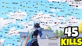 45 KILLS IN BGMI • HIGHEST KILLS WORLD RECORD • BGMI PUBGM GAMEPLAY