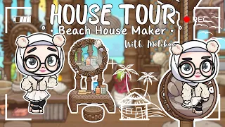 HOUSE TOUR | BEACH HOUSE MAKER | WITH MALIKAA | FREE TO COPY | AVATAR WORLD #avatarworld