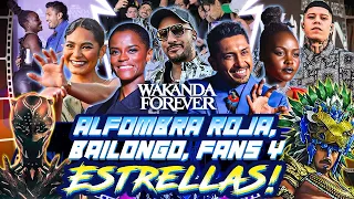 Premier WAKANDA POR SIEMPRE! México recibe elenco de BLACKPANTHER2! Tenoch, Mabel, Shuri, Lupita