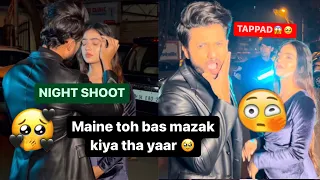 Night shoot mein Mazak bhari pad gaya🥺 #rehaanroy #muskansharma #vlog