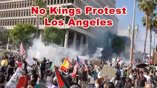 No Kings Protest Los Angeles