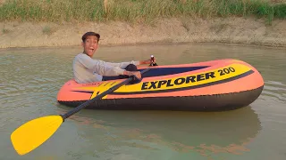 हवा भरो और पानी में तैरो | Unboxing Air Inflatable Boat - Explorer 200