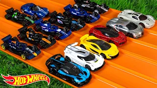 Hot Wheels Hypercars vs Formula 1 Cars Drag Race Tournament