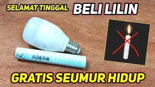CARA BUAT LILIN SEUMUR HIDUP DARI PIPA BEKAS
