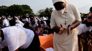 Canto de Gloria na missa dos votos perpetuos. Dondo-Cambambe 2021.