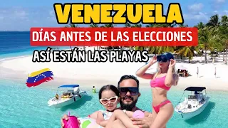 Así están las PLAYAS en VENEZUELA a días de las elecciones| Tucacas -Morrocoy 🇻🇪🌊