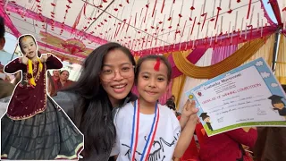 Aanie win medal 🏅we are so happy 🥰 Annual function day | Family vlog | Hamro Sansar