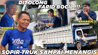 Sedih 😭 Sopir Truk Sampai Menangis, Ditolong Farid Bocil Tanpa Minta Bayaran di Sitinjau Lauik