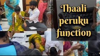 Thaali Peruku Function | Vijay and Agalya