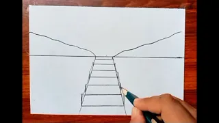 How to Draw Sunset Step by Step | Easy Sunset Drawing for Beginners | Beautiful Scenery Drawing