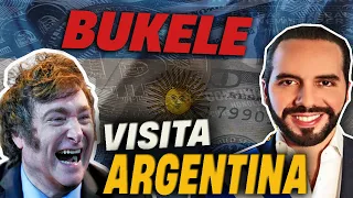 NAYIB BUKELE visita ARGENTINA para la ASUNCION PRESIDENCIAL de JAVIER MILEI - BUKELE VISITA A MILEI