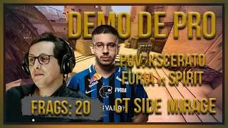 [PT] zorlaK Analisa: PoV KSCERATO - FURIA vs SPIRIT - MIRAGE (CT-SIDE) [Demo de Pro]