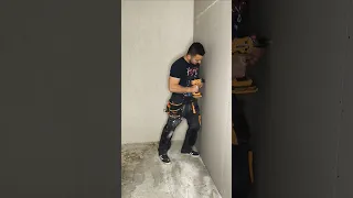 Powerfull drill 😂 #shorts #drill #construction #fail #fun #knauf #gips