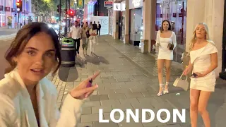London Nightlife With Many Single Ladies 🇬🇧 London Night Walk