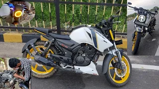 Apache RTR full modified part-1 | round headlight #modified #bike #alternative #biker