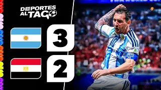 ✅ ARGENTINA logró una CLASIFICACIÓN ÉPICA frente a EGIPTO tras GANAR 3-2 y jugará CUARTOS DE FINAL