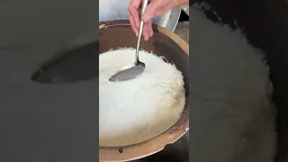 The process of making tofu among the people