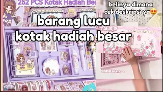 kotak hadiah besar karakter lucu wajib punya segemes ini STICKER SET BOX